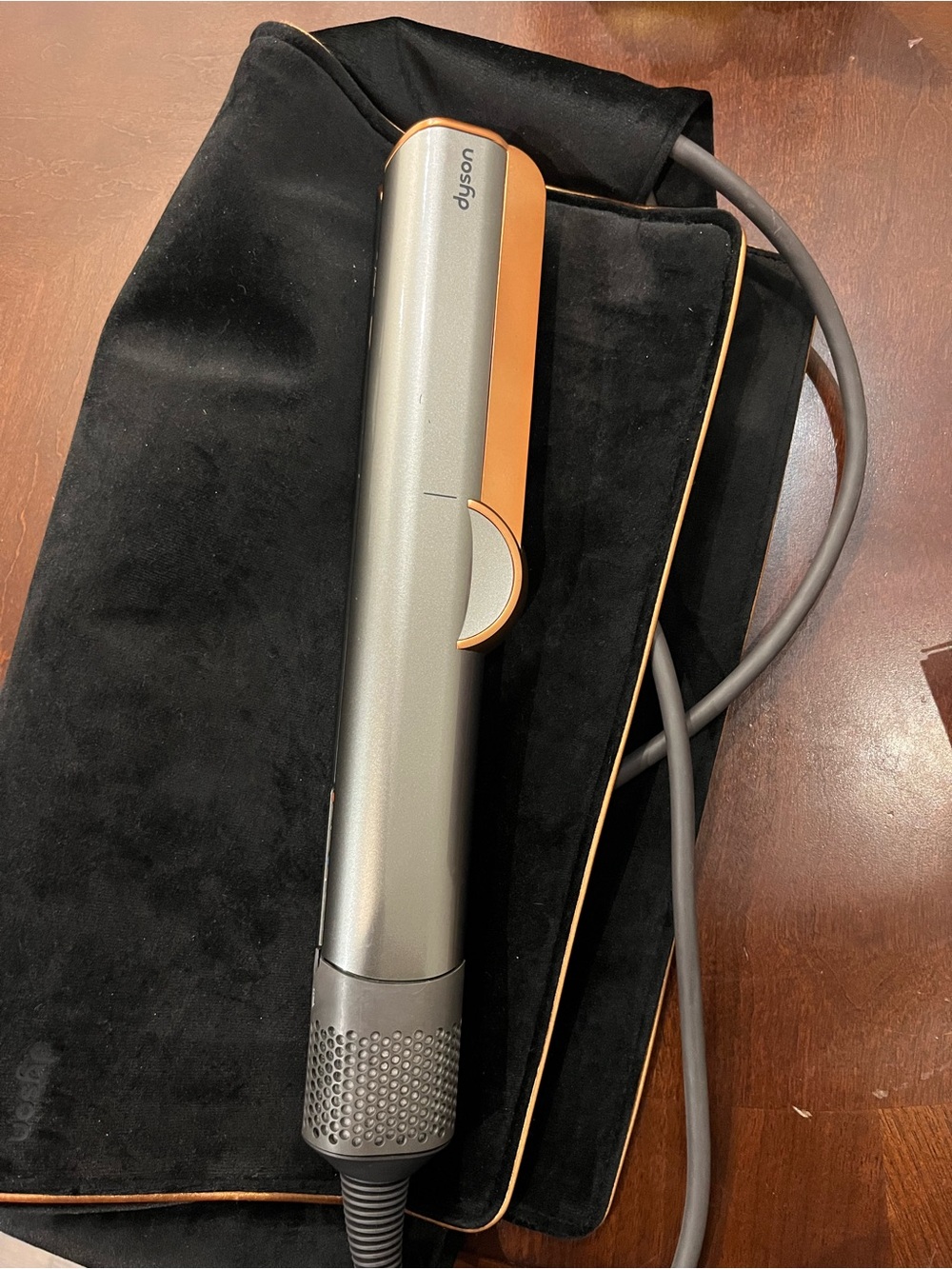 Dyson Metallic Silver and Copper Hair Styling Tool